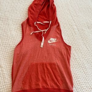 Nike sleeveless hoodie